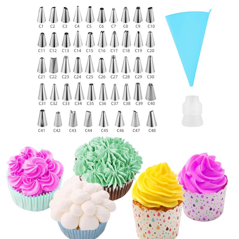 Inste 50 Đầu Phun Kem Trang Trí Bánh | BigBuy360 - bigbuy360.vn