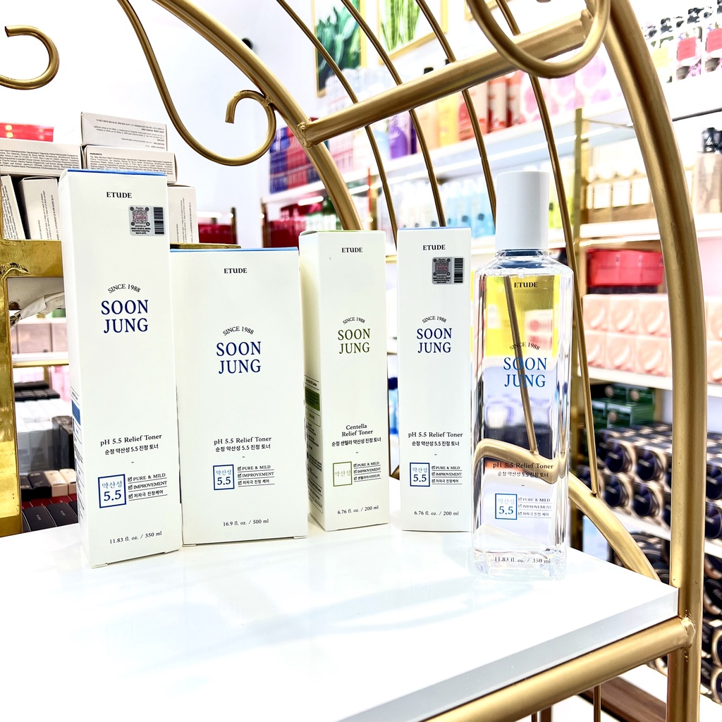 (CÓ BILL) Nước Cân Bằng ETUDE Soon Jung pH5.5 Relief Toner