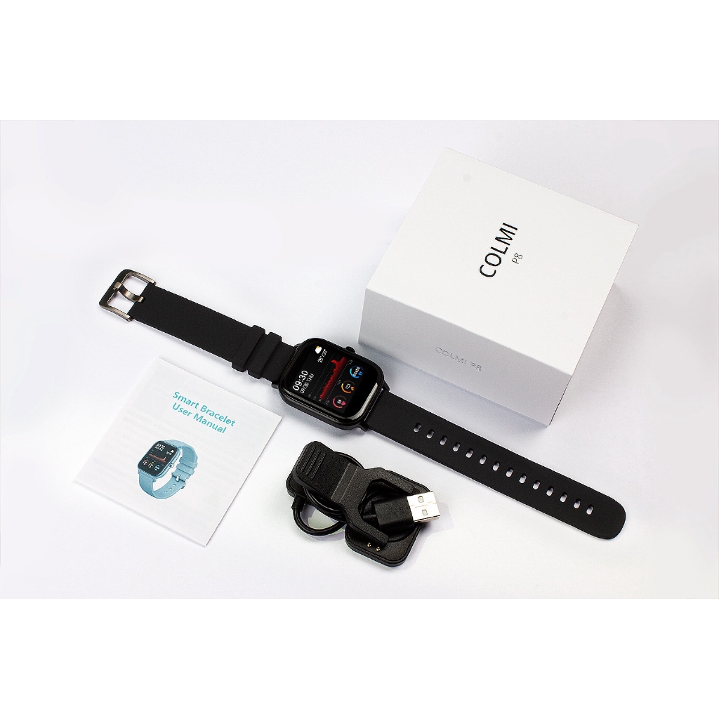 Đồng hồ thông minh COLMI P8 1,4 inch Full Touch Screen Fitness Tracker Đồng hồ thông minh nam / nữ