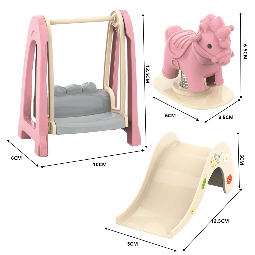 Đồ chơi mô hình công viên giải trí nhà búp bê 1/12