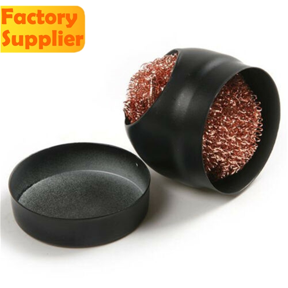 Quả bóng thép vệ sinh đầu sắt hàn Pcbfun kèm giá đỡ tiện dụng (có bán lẻ quả bóng thép)