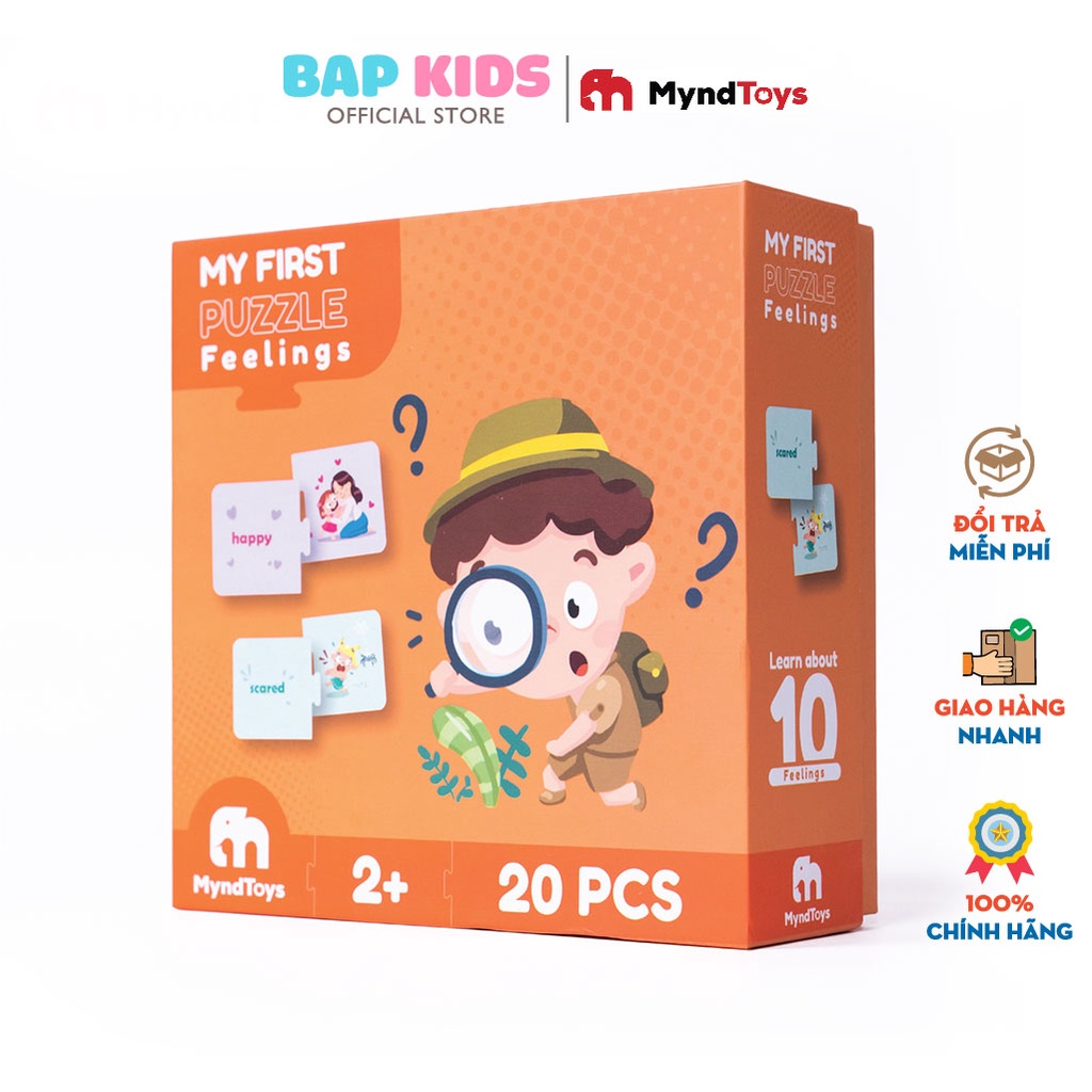 Đồ Chơi Bapkids, Hộp ghép hình chủ đề biểu cảm của cảm xúc