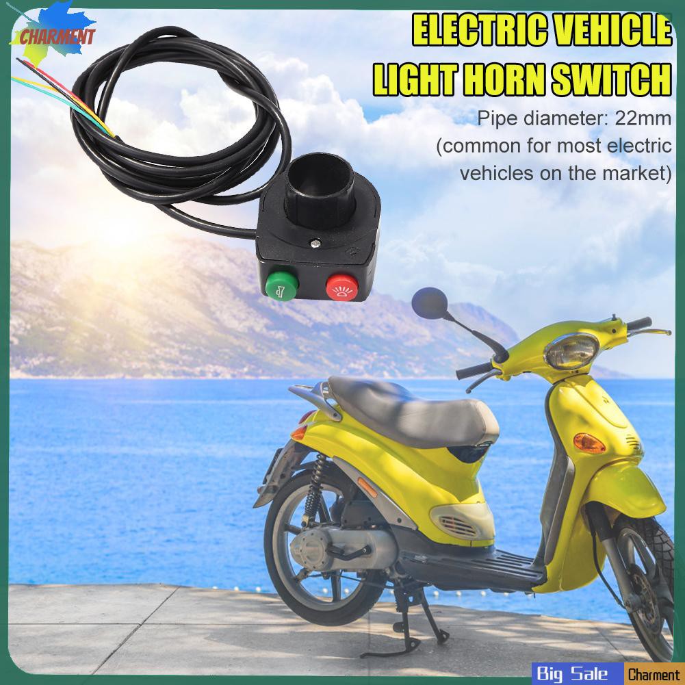 Công Tắc Đèn Đuôi Xe Đạp Điện E-Bike 2 Trong 1