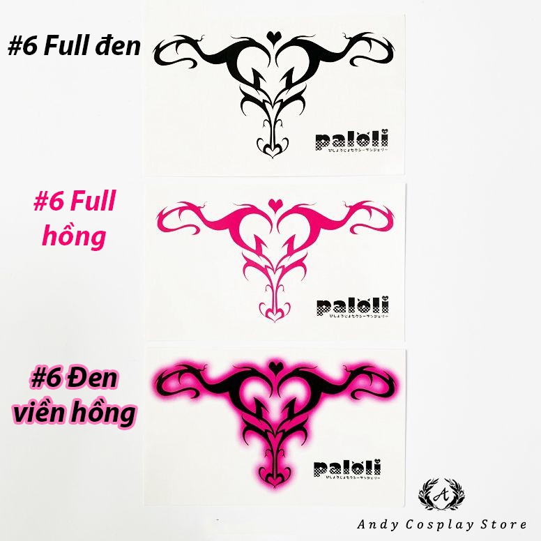 [CÓ SẴN] Hình dán tattoo sexy