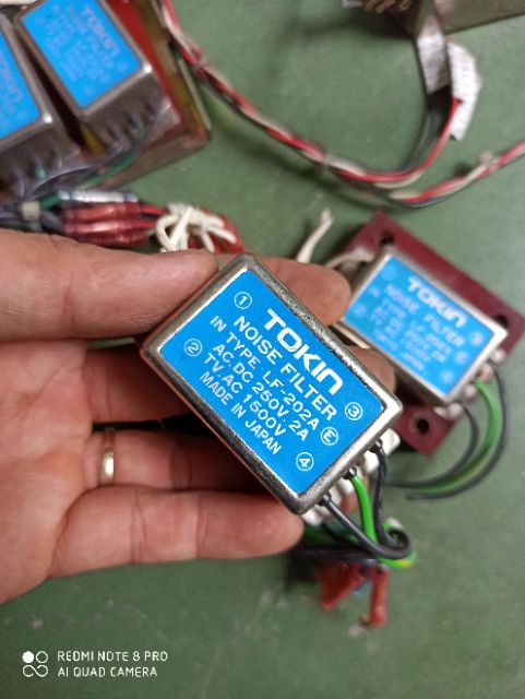 Lọc nhiễu noise filter 250v cho thiết bị âm thanh, máy tính , cnc, điện gia dụng...