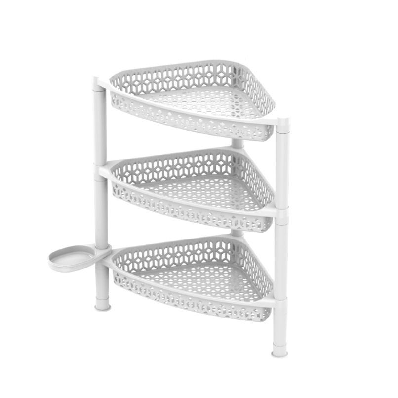 Kệ góc lớn 3 tầng nhựa DUY TÂN (48.5 x 30 x 59 cm) - 13467