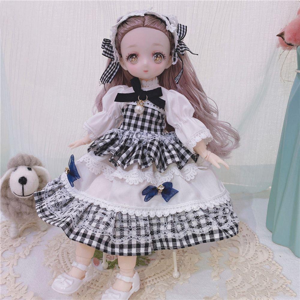 Búp Bê Đồ Chơi Có Khớp Nối Hai Chiều Phong Cách Anime Màu Cầu Vồng Cho Bé Gái