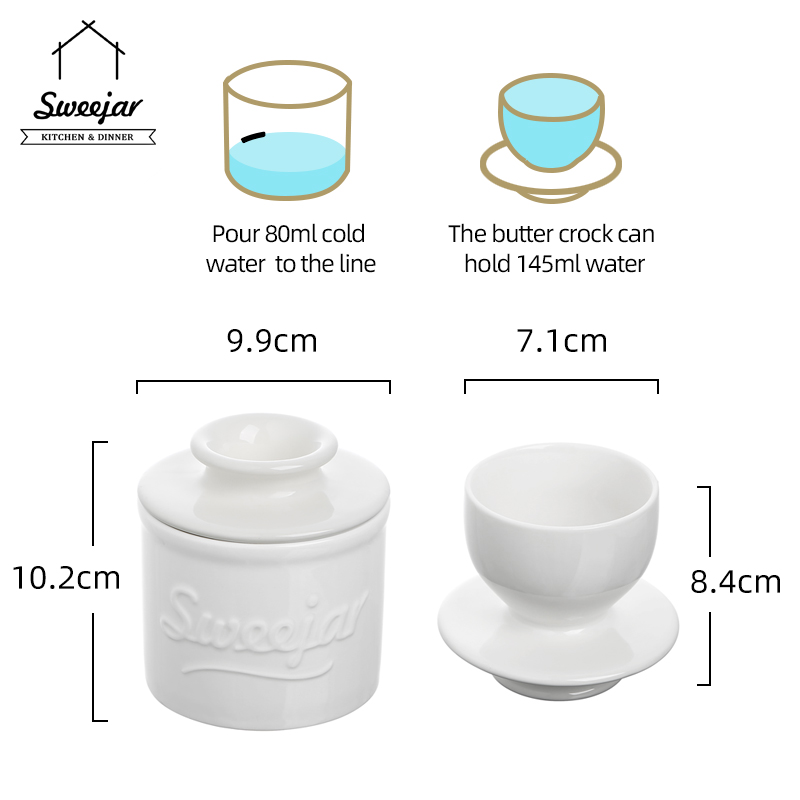 Khuôn trộn bơ mềm Sweejar có đế dày kín khí