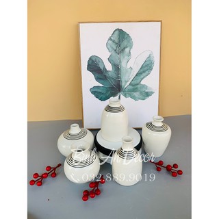 ( SET 5 LỌ & 10 LỌ MINI ĐẸP) LỌ HOA GỐM SỨ BÁT TRÀNG ĐẸP MẮT