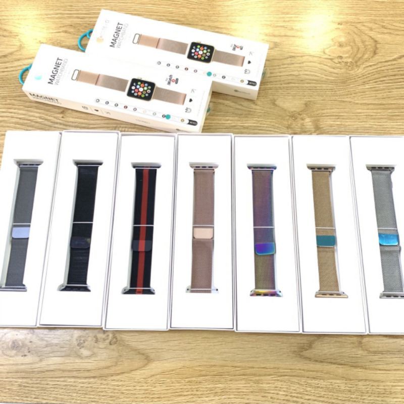 Dây đeo đồng hồ milanese loop Apple Watch chính hãng COTEetCI cao cấp