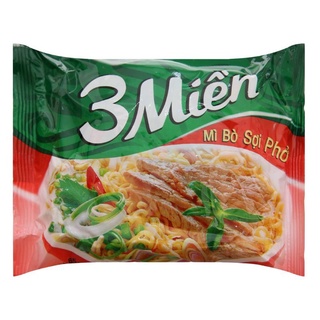 Mì Bò 3 Miền Sợi Phở ( 1 Thùng 30 Gói × 65gram)