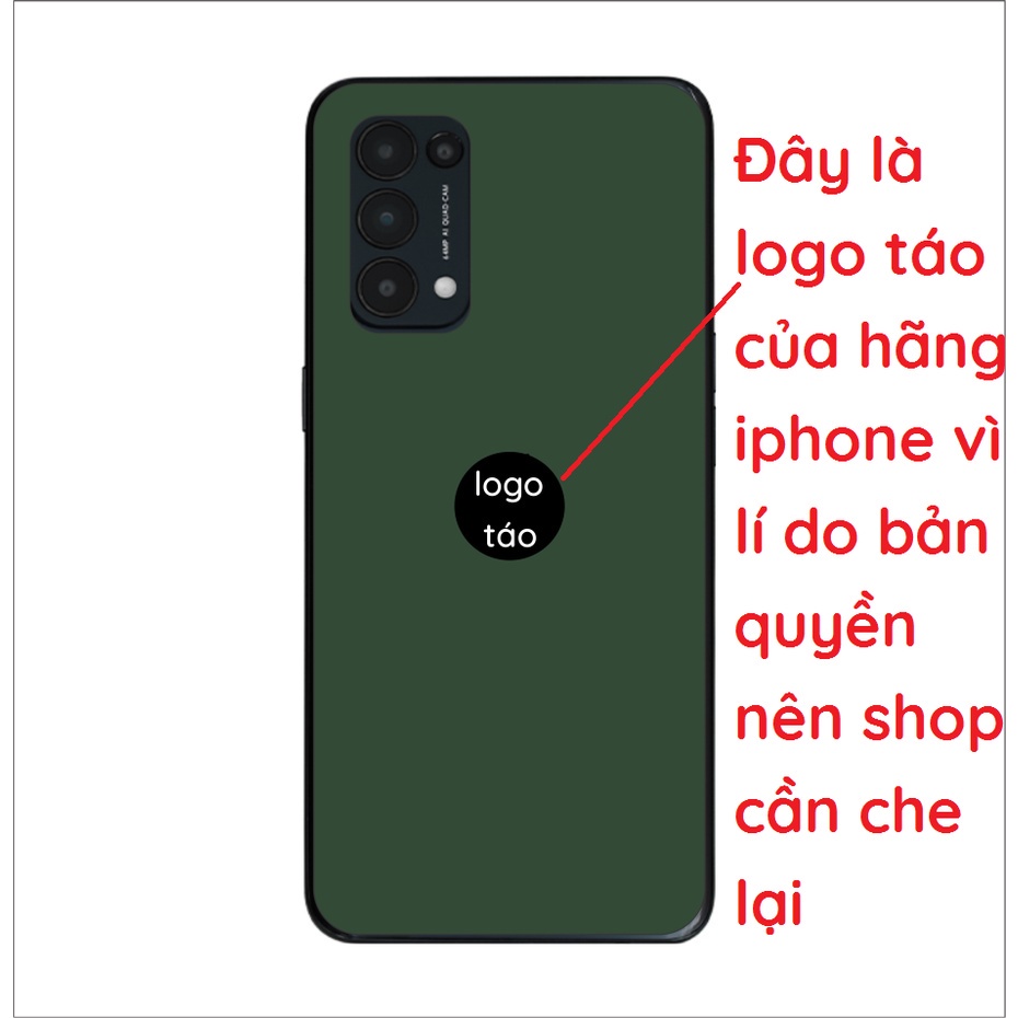 Ốp giả i.p.h.o.n.e Oppo A52/ A53/ A72/ A92 mặt lưng ép cường lực dẻo nano chống bể kính đẹp