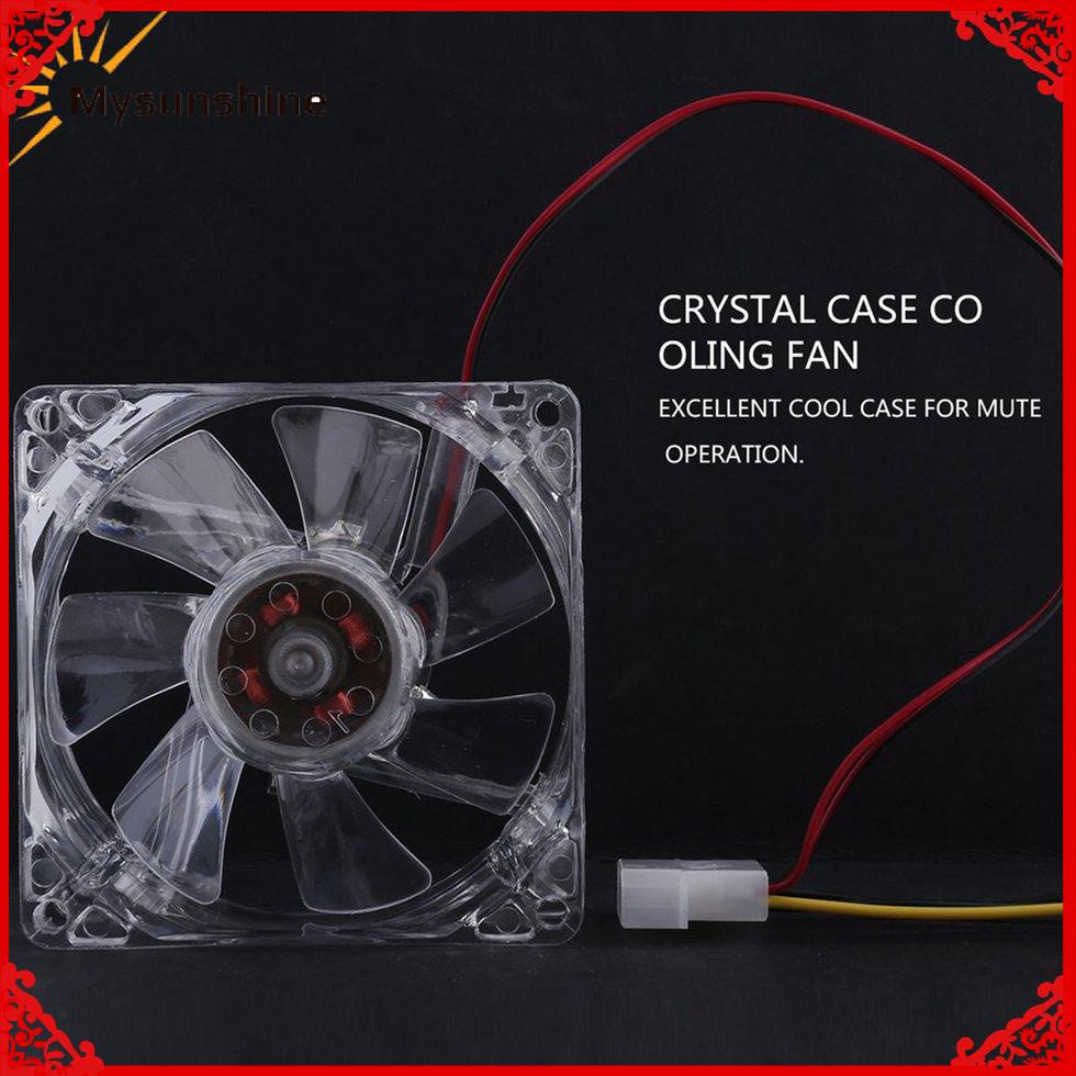 Quạt Tản Nhiệt Máy Tính 4 Bóng Led 80mm 8025 8cm Yên Tĩnh | BigBuy360 - bigbuy360.vn