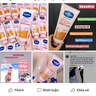 Kem dưỡng thể vaseline 165-175