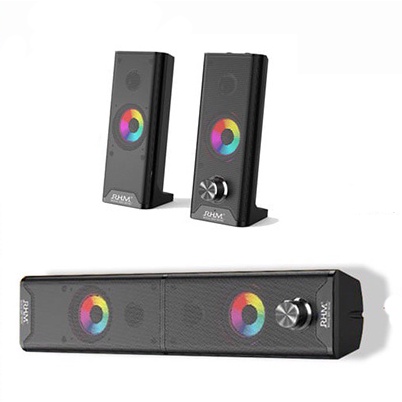 (Mới) Loa 2.0 Rhm 116bt Có Buletooth - Nguồn Usb Chính Hãng Kho Hàng Sỉ Phú Thành