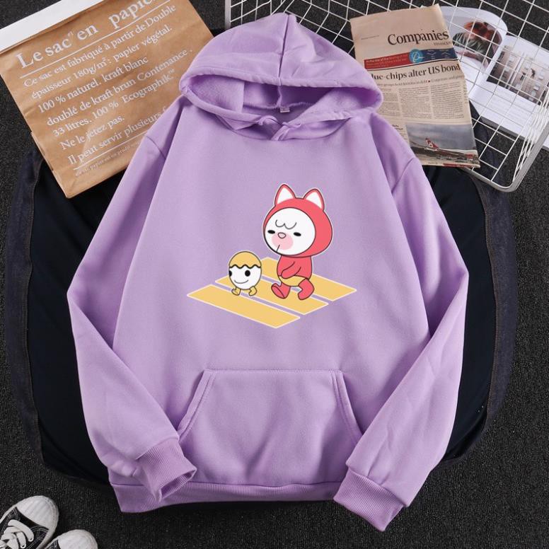 SG2-  Áo Nỉ Hoodie phom rộng con sói