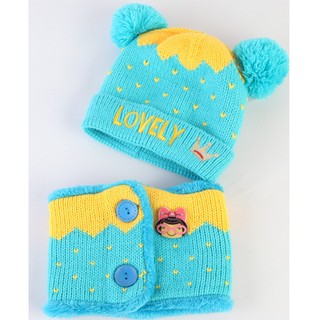 SALE [80k] Set khăn mũ len cho bé