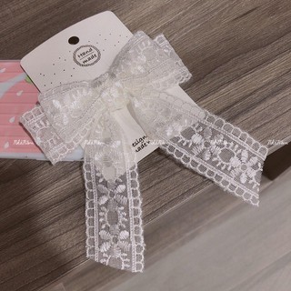 🎀 cột tóc nơ ren tầng dài -