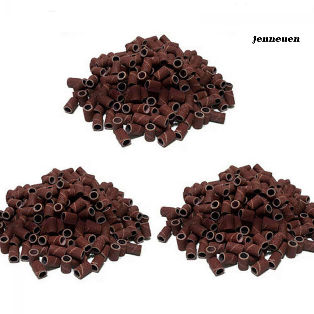 [Hàng mới về] Set 100 Vòng Mài Băng Nhám Đánh Bóng Móng Tay Tiện Dụng