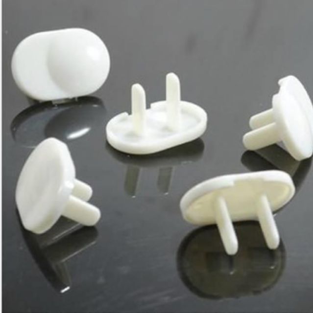 10 Chiếc Bịt Ổ Điện 2 Chân / Bịt Ổ Điện An Toàn Chống Giật Cho Bé