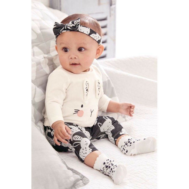 Set cotton bé gái hãng Next dư ( Sale 10% giá gốc)