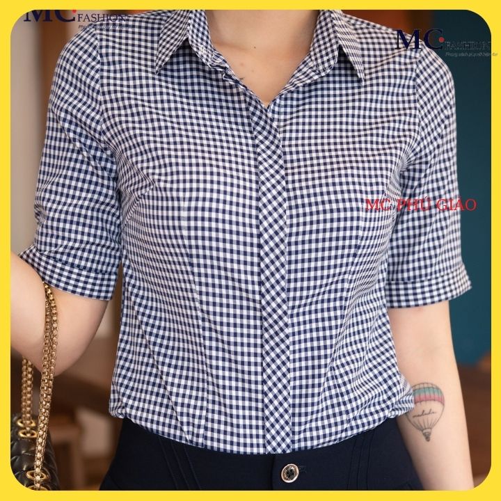 Áo Sơ Mi Nữ Công Sở Đẹp MC Fashion A658 Silk Lụa Mềm Mịn Mát Không Nhăn Thông Thoáng Thấm Hút Mồ Hôi Tốt
