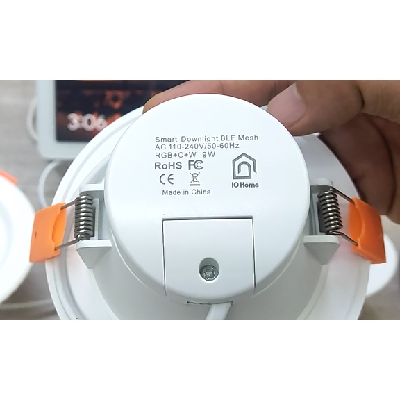 Đèn LED Downlight âm trần thông minh 16 triệu màu Tuya Bluetooth MESH RGB + C+ W 7W-9W-12-18W - Smartlife