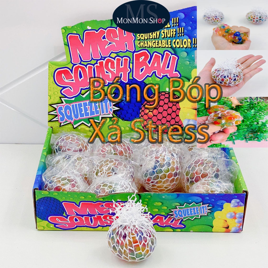 Đồ chơi Xả Stress/Quả Bóng Bóp trứng lưới/Bóng Bóp Slime trút giận đầy màu sắc chất lượng đảm bảo