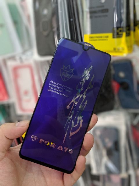 Kính Cường lực 6D Samsung Galaxy A70 full màn full keo chất đẹp ôm màn 2.5D