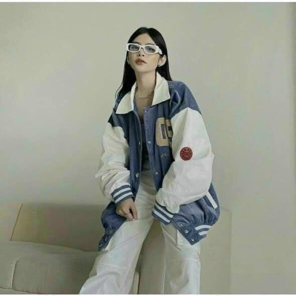 Áo khoác nhung tăm thêu số 09