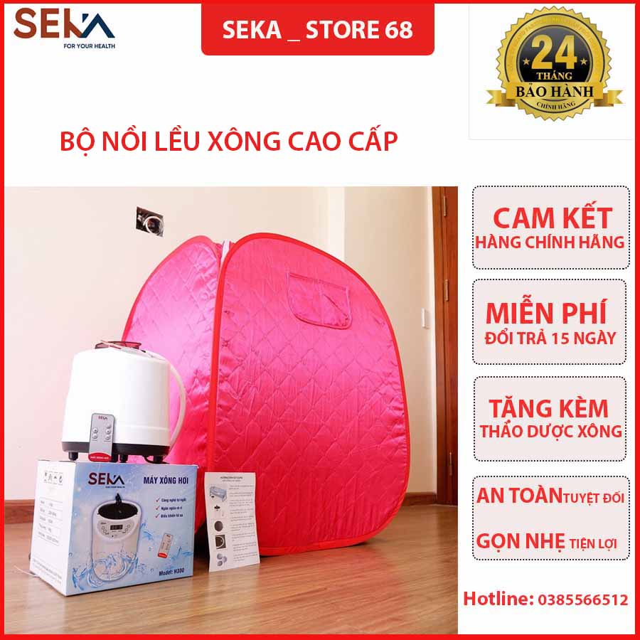 Nồi + Lều Xông hơi Seka giúp thư giãn và giảm Stress mỗi ngày công nghệ Nhật Bản [ Bảo hành 24 Tháng ]