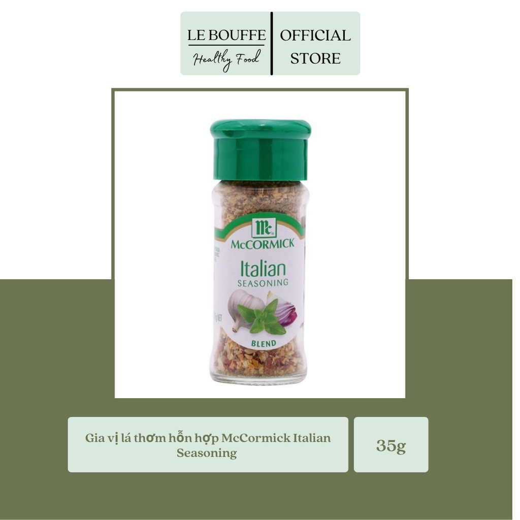 Gia vị lá thơm hỗn hợp Mc Cormick Italian Seasoning 35g (Lọ)