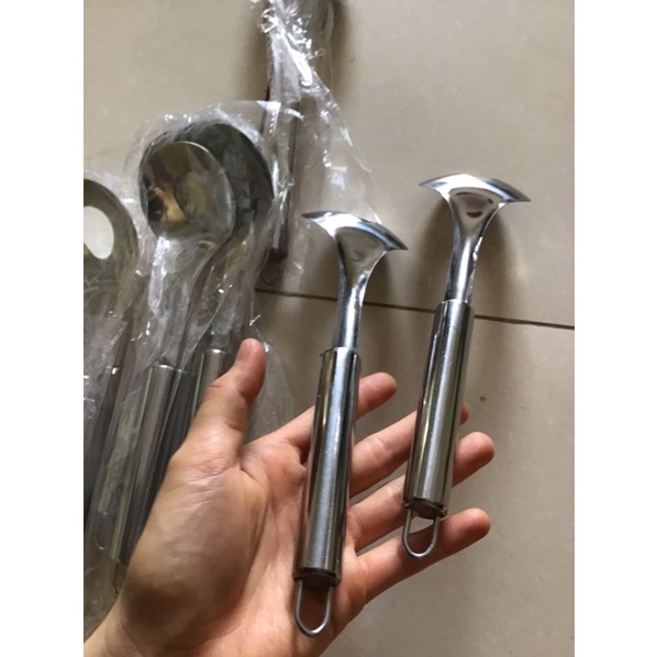 Môi viên thịt inox, muỗng làm thịt viên nặn mọc bằng inox