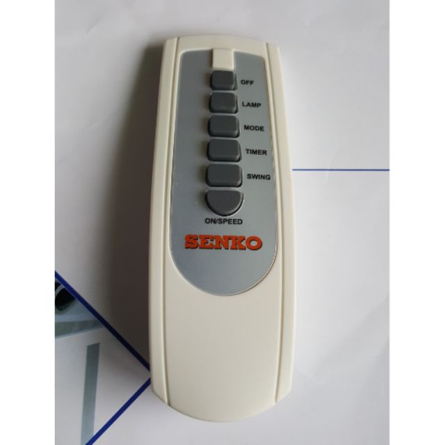 Remote điều khiển từ xa quạt Senko