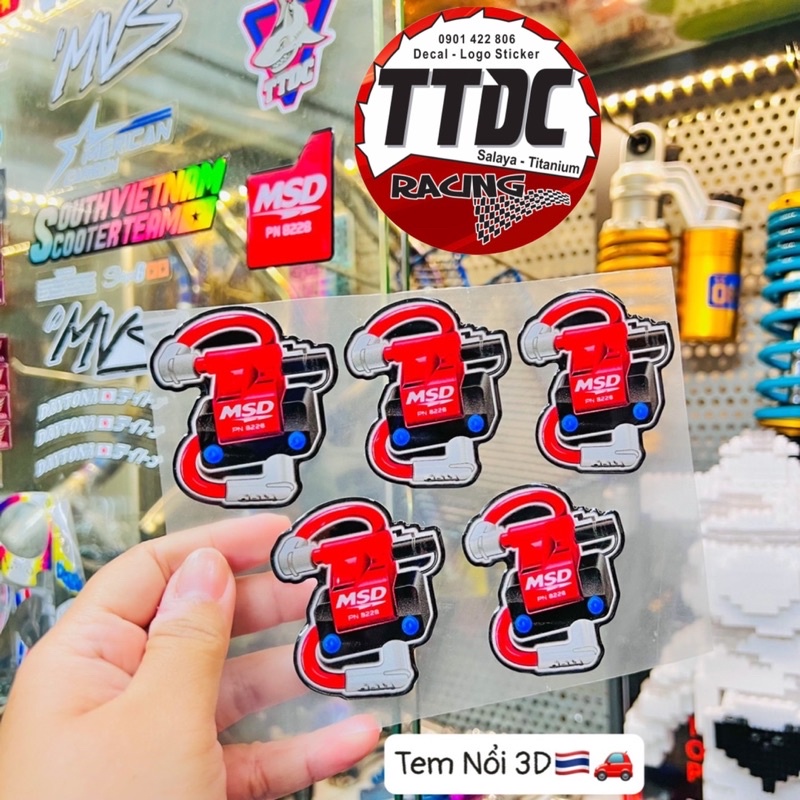 Tem Nổi 3D Logo Msd 2022 ✌