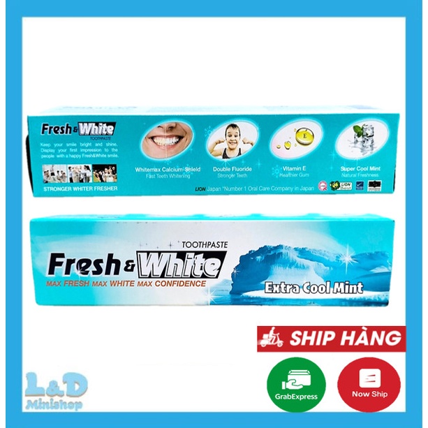 Kem Đánh Răng FRESH & WHITE Thái Lan 160gr