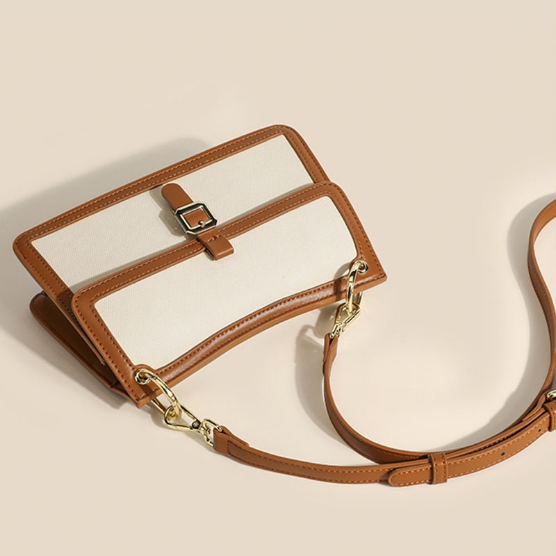 IELGY Túi Dưới Cùng Màu Sắc Tương Phản Phong Cách Retro niche Cao Cấp Dành Cho Nữ