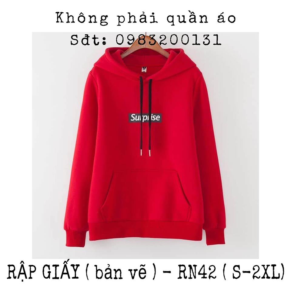 RN42_Rập áo hoodie tay thường nữ