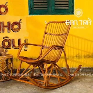 Ghế Bập Bênh Mây Cổ Điển, Ghế Mây Bập Bênh Thư Giãn, Ghế Mây Bập Bênh Giá Rẻ, Ghế Mây Tre ĐAN TRÀ, Nội thất Mây Tre Đan