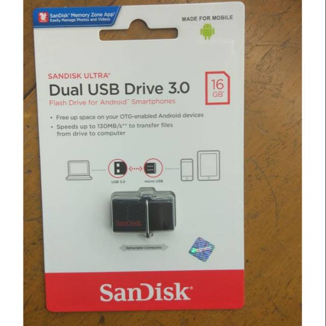 Usb Sandisk 130mb / S 3.0 16gb / Usb Otg