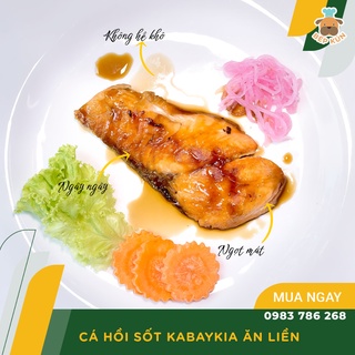 Lườn Cá Hồi Sốt Kabayaki Túi 550gam