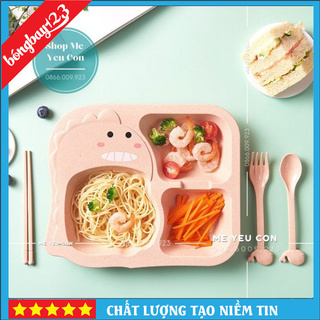 Bộ ăn dặm lúa mạch cho bé full bộ 6 chi tiết