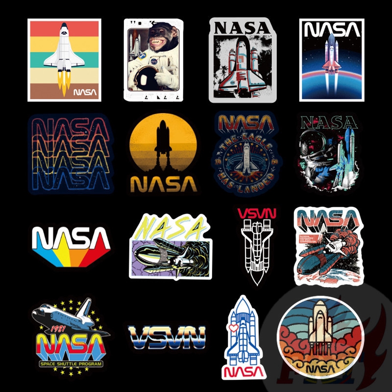 ❉ NASA - Series 03 Universe Exploration Stickers ❉ 50Pcs/Set DIY Fashion Luggage Laptop Skateboard Decals Doodle Stickers