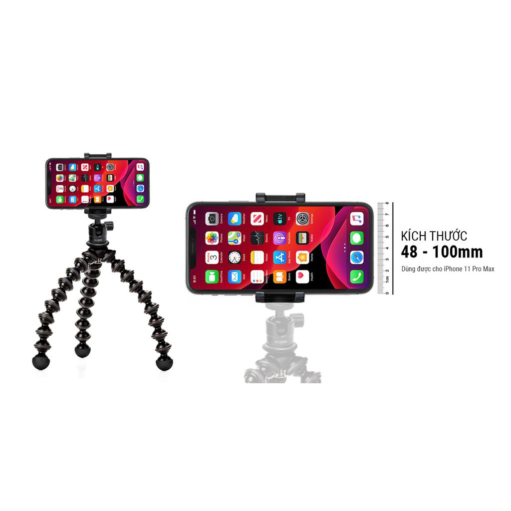 Bộ tripod điện thoại, máy ảnh, máy tính bảng - Joby Tripod JB01328 | Chính Hãng | BigBuy360 - bigbuy360.vn