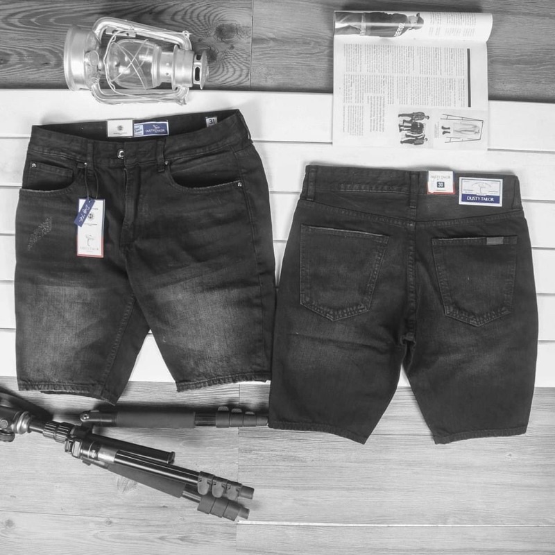 Quần short jean nam