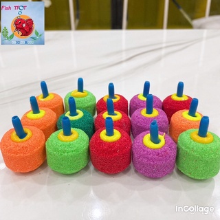 Sủi oxy tròn nhiều màu - quả sủi oxy cho hồ cá cảnh