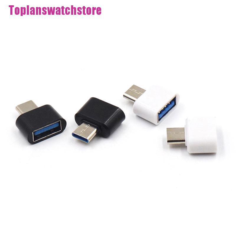 Bộ 2 Đầu Chuyển Đổi Usb Type C Đực Sang Usb 2.0 Cái