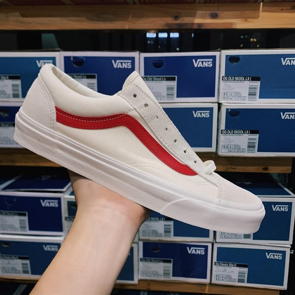 Chinh Hang Giay Vans Style 36 Red Marshmallow Hang Ship Shopee