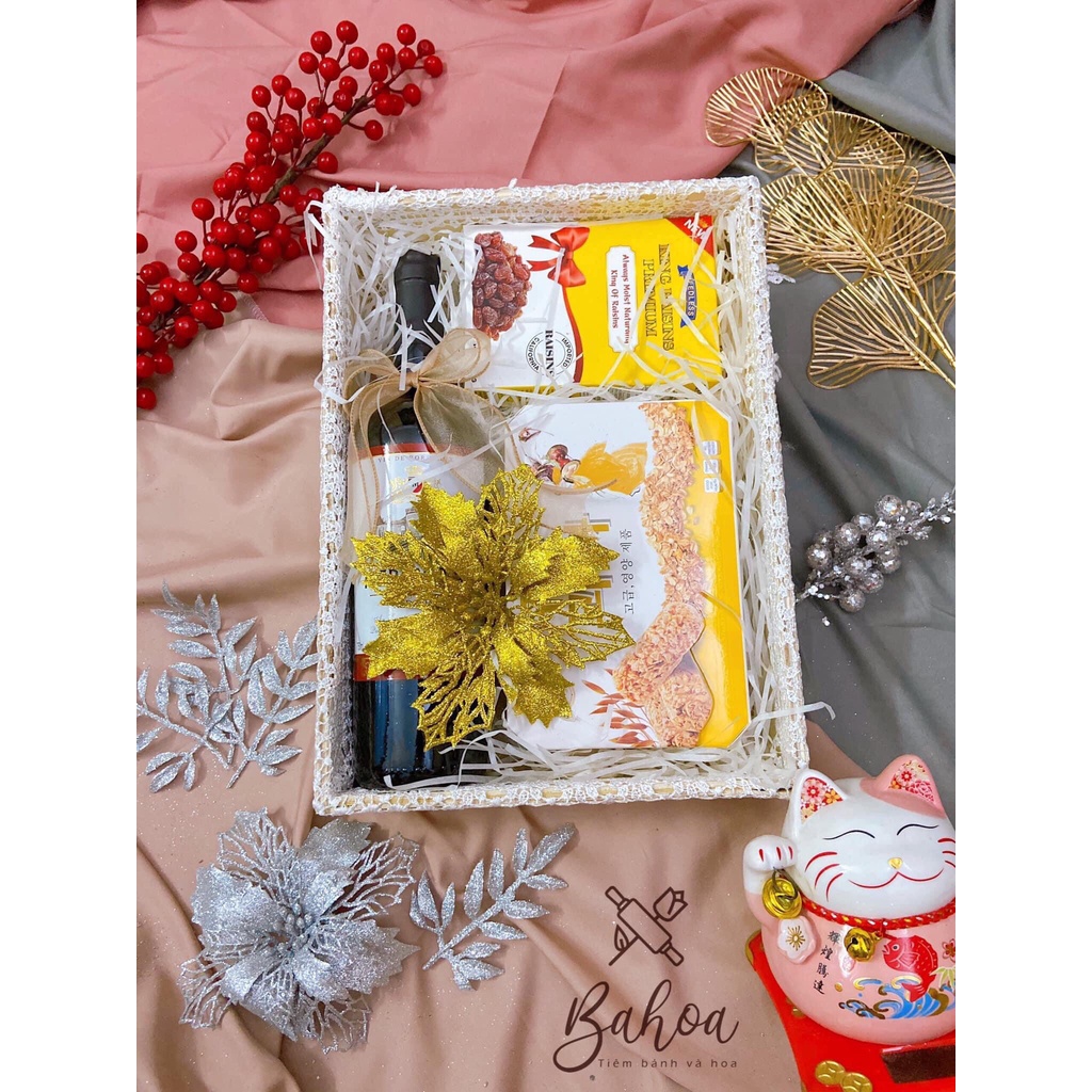 Giỏ Qùa Tết Hộp Qùa Tặng Đựng Bánh Kẹo Đẹp Giá Rẻ Biếu Tết Đơn Giản Sang Trọng Cao Cấp Cho Doanh Nghiệp 2022 | BigBuy360 - bigbuy360.vn