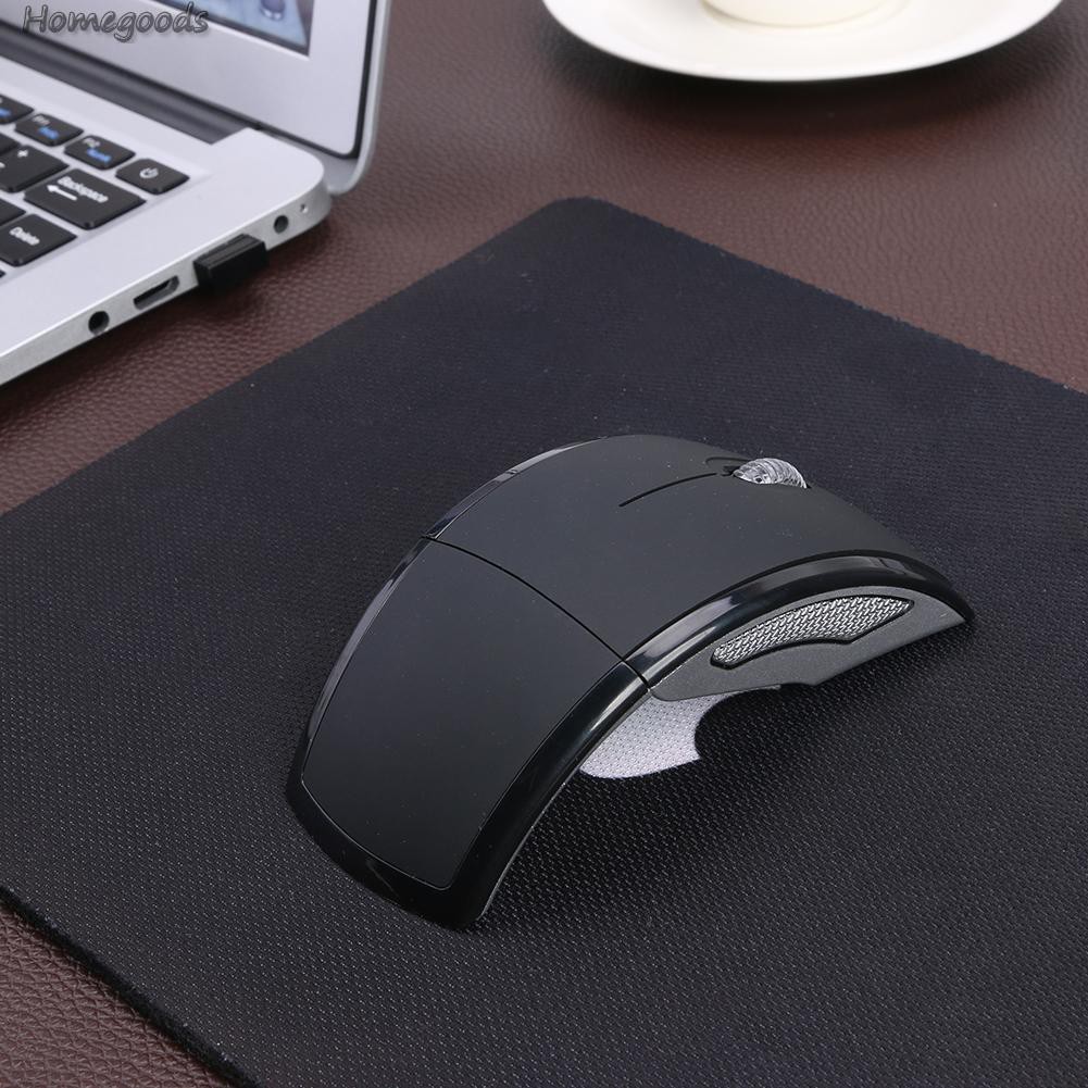 HOME-Ultra Thin 2.4G Wireless Mouse Optical Foldable Mice w/USB Receiver for PC-GOODS